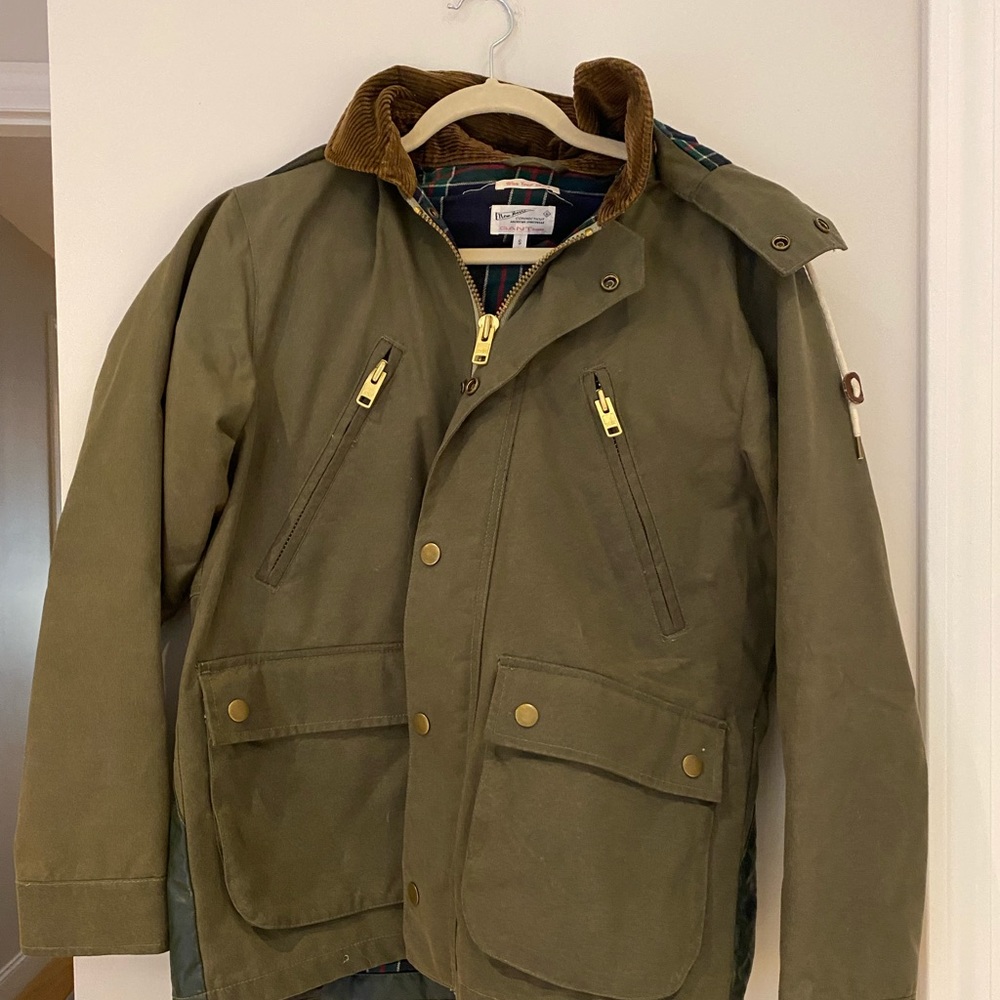 Canvas and waxed fall jacket